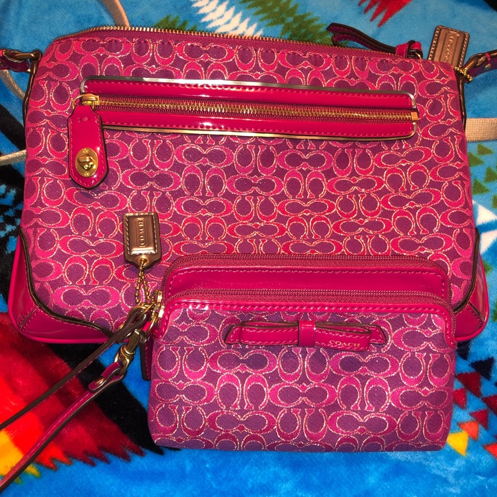 Coach Purse & Matching Wallet